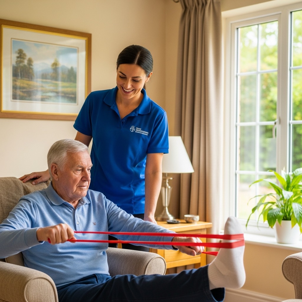 In-home recovery support after hip replacement surgery in Houston
