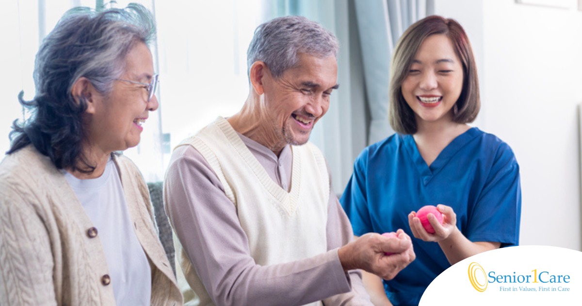 Senior aging in place at home instead of moving to a nursing home
