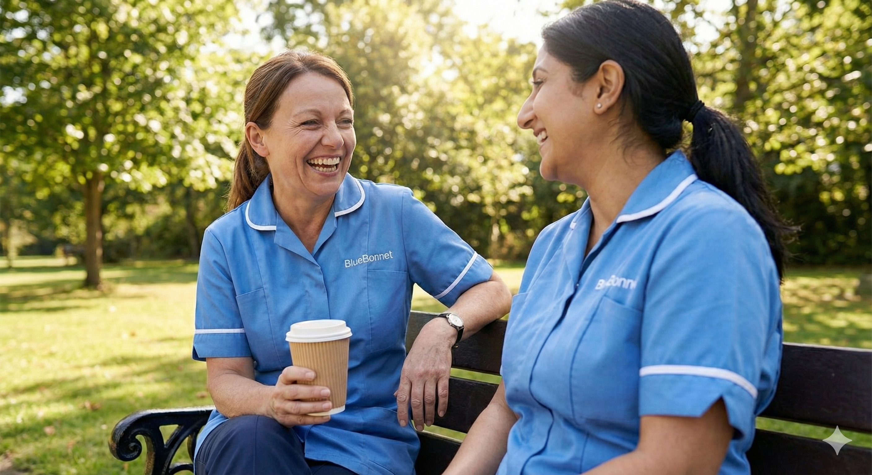 BlueBonnet Caregivers Smiling